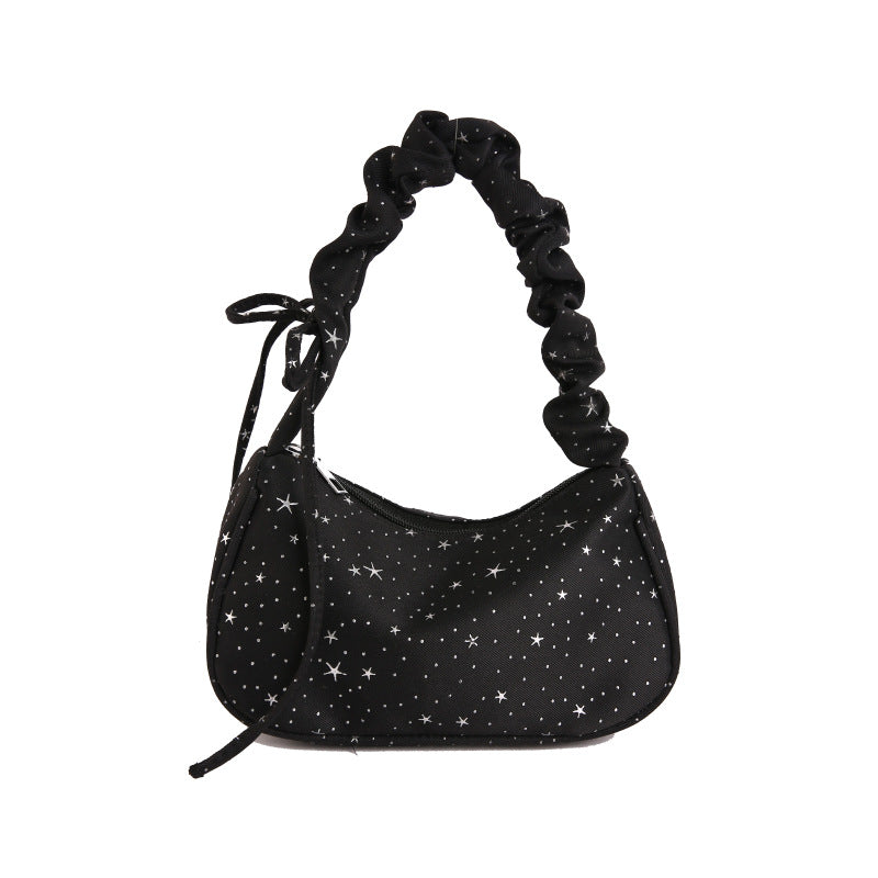 WoChic Schlaff Star-Muster Handtasche Brehn