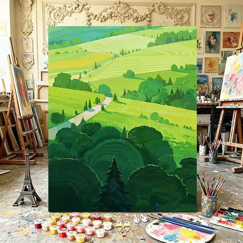Szenische Natur Landschaft Leinwandkunst Brehn