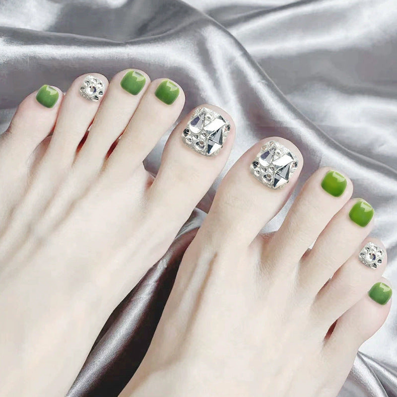 Premium Dekorativer Press-On Nagelset Brehn