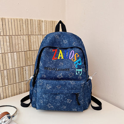 Stylischer mit Sternen verzierten Cordura-Rucksack Brehn