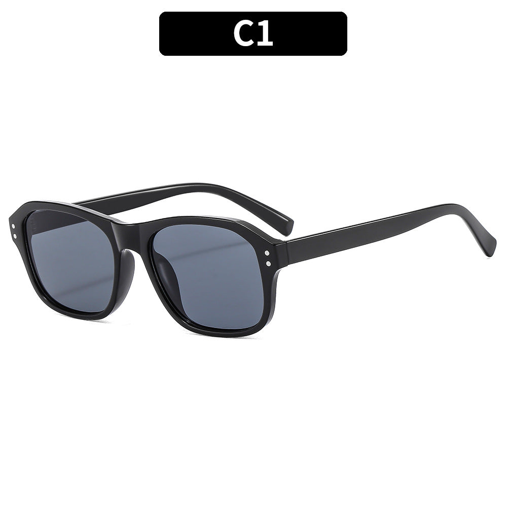 Moderne geometrische quadratische Sonnenbrille