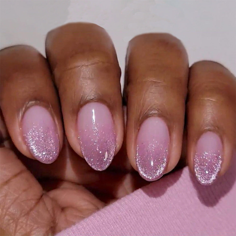 Künstliche Nagelkunst mit verspielten Punkten und Schleifen Brehn