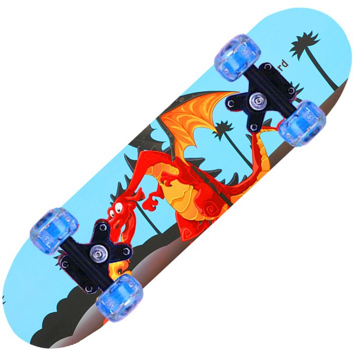 Mädchen Cartoon Charakter Mini Skateboard Brehn