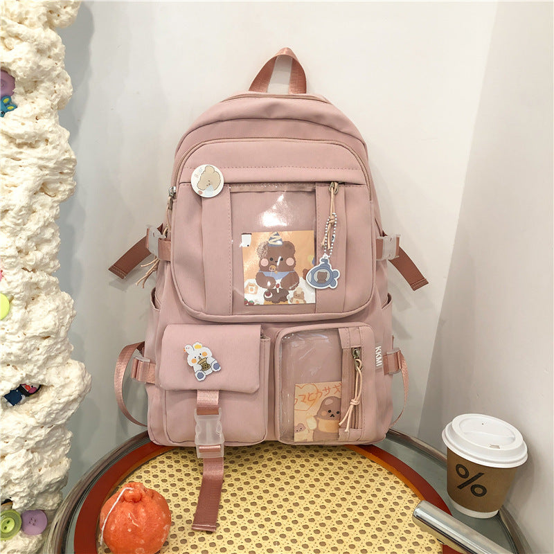 Niedlicher Cartoon-Motiv Rucksack Brehn