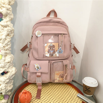 Niedlicher Cartoon-Motiv Rucksack Brehn
