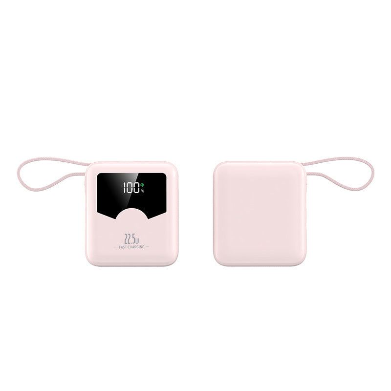 Tragbare Powerbank mit digitaler Ladeanzeige und Schnellladefunktion Brehn