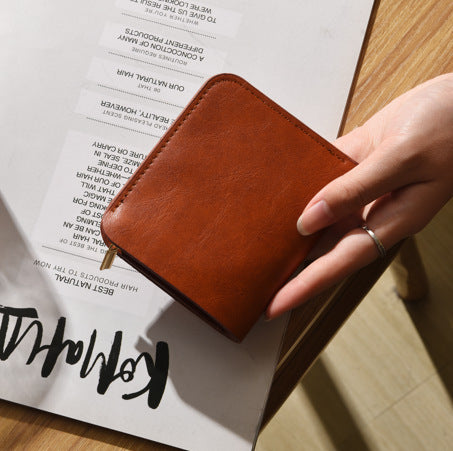 Klassische Leder Bi-Fold Geldbörse Brehn