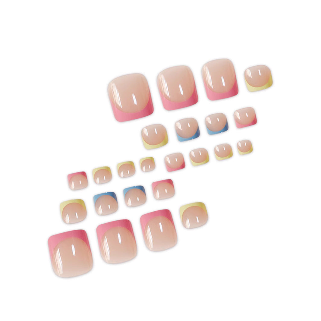 Dekoratives French Tip Nail Art Set Brehn