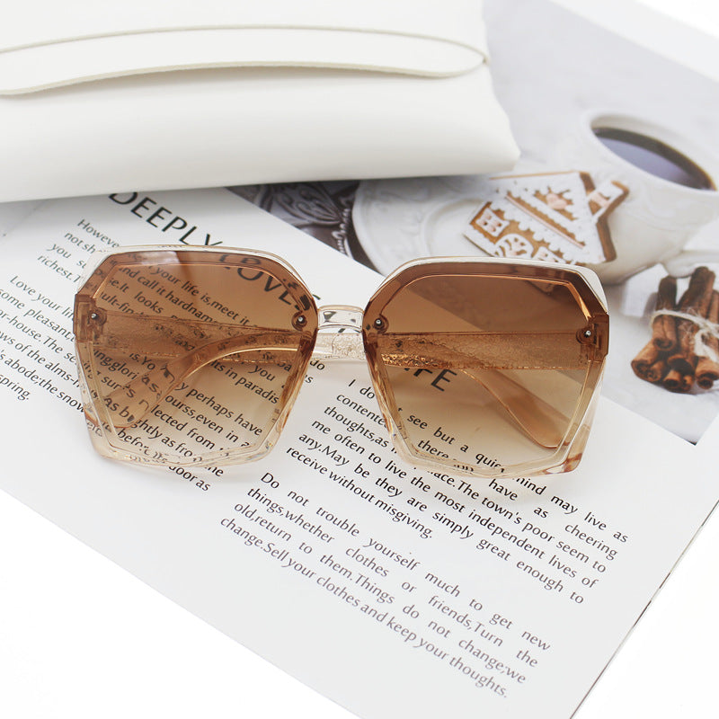 Damen Designer-Sonnenbrille im eleganten Hexagon-Design Brehn