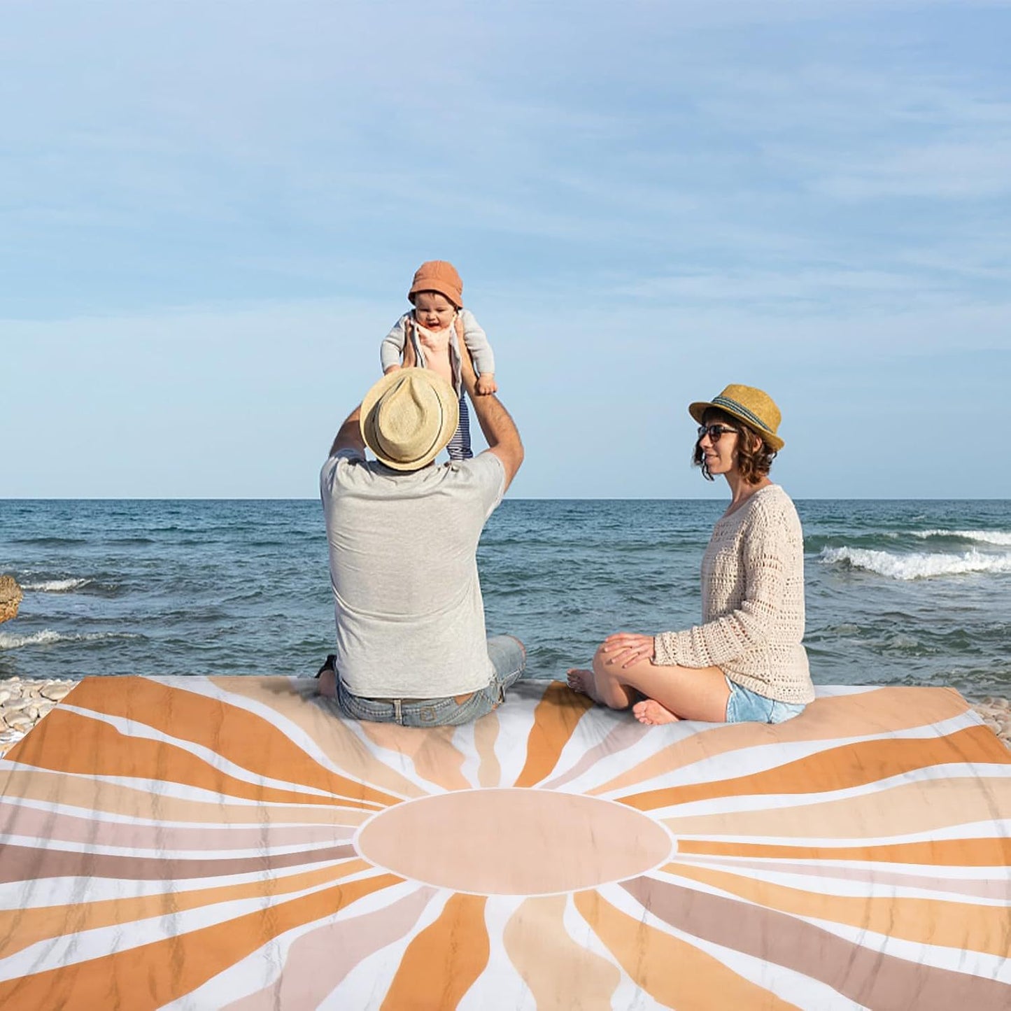 Sunburst Stranddecke Brehn