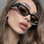 Damen Cat-Eye Sonnenbrille mit extravagantem Design und schützendem UV-Filter Brehn