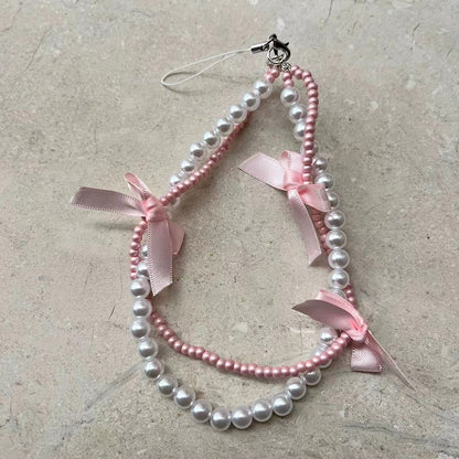 Elegante Perlenbesetzte Handy-Lanyard Brehn