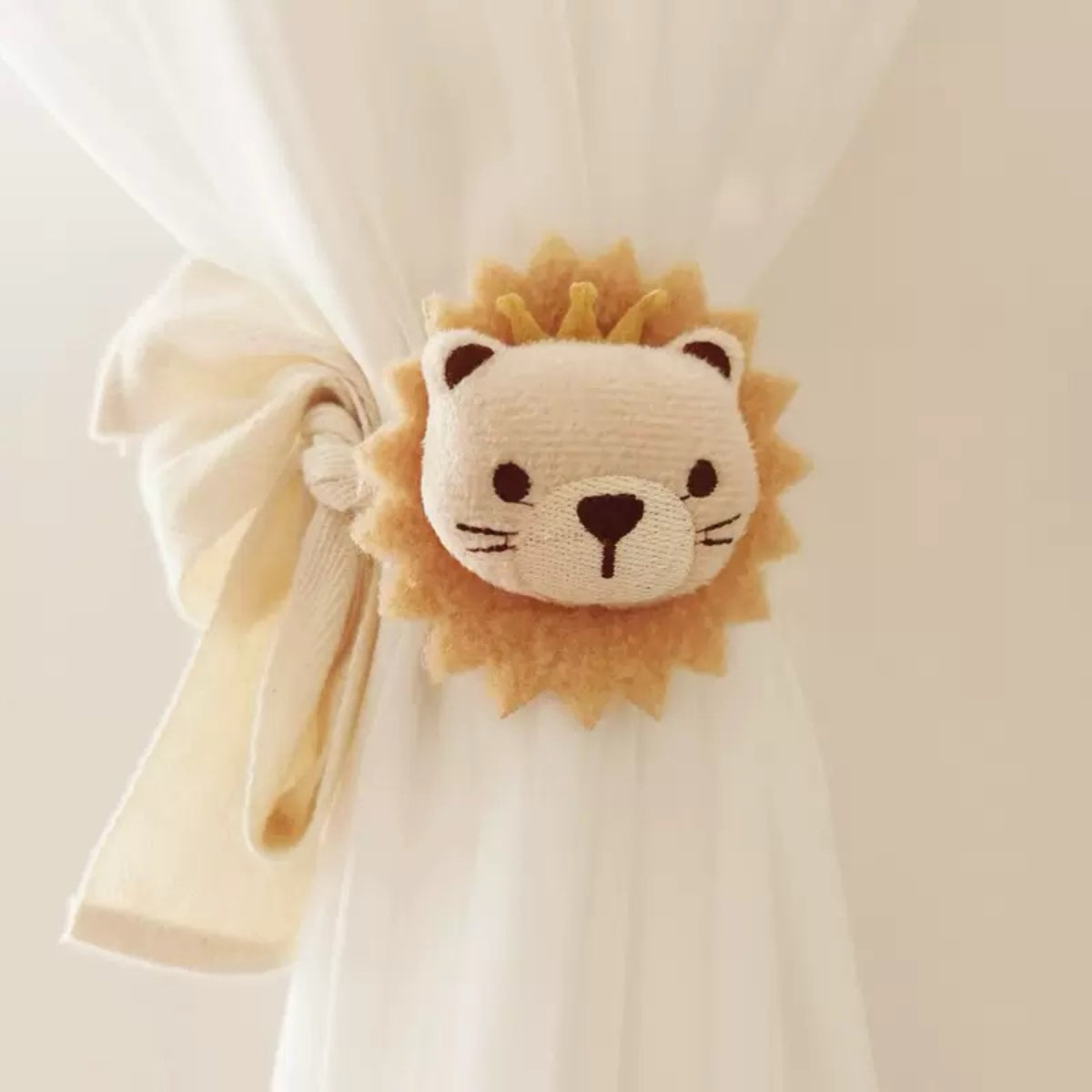 Dekorative Löwenappliqué Vorhangzubehör