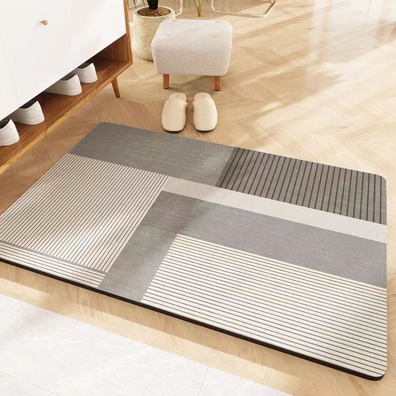 Moderner geometrischer Musterbereichsteppich
