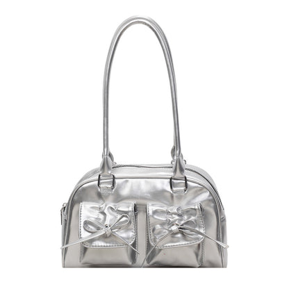Modische lackierte Lederhandtasche
