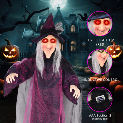 Spooky Animierte Hexen Dekoration Brehn
