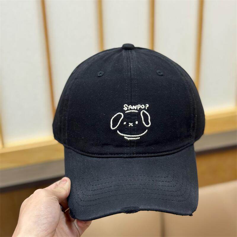 Damen Freizeit Charakter-Stickerei Baseball-Cap Brehn