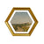 Hexagonale Beschichtete Landschafts Kunst