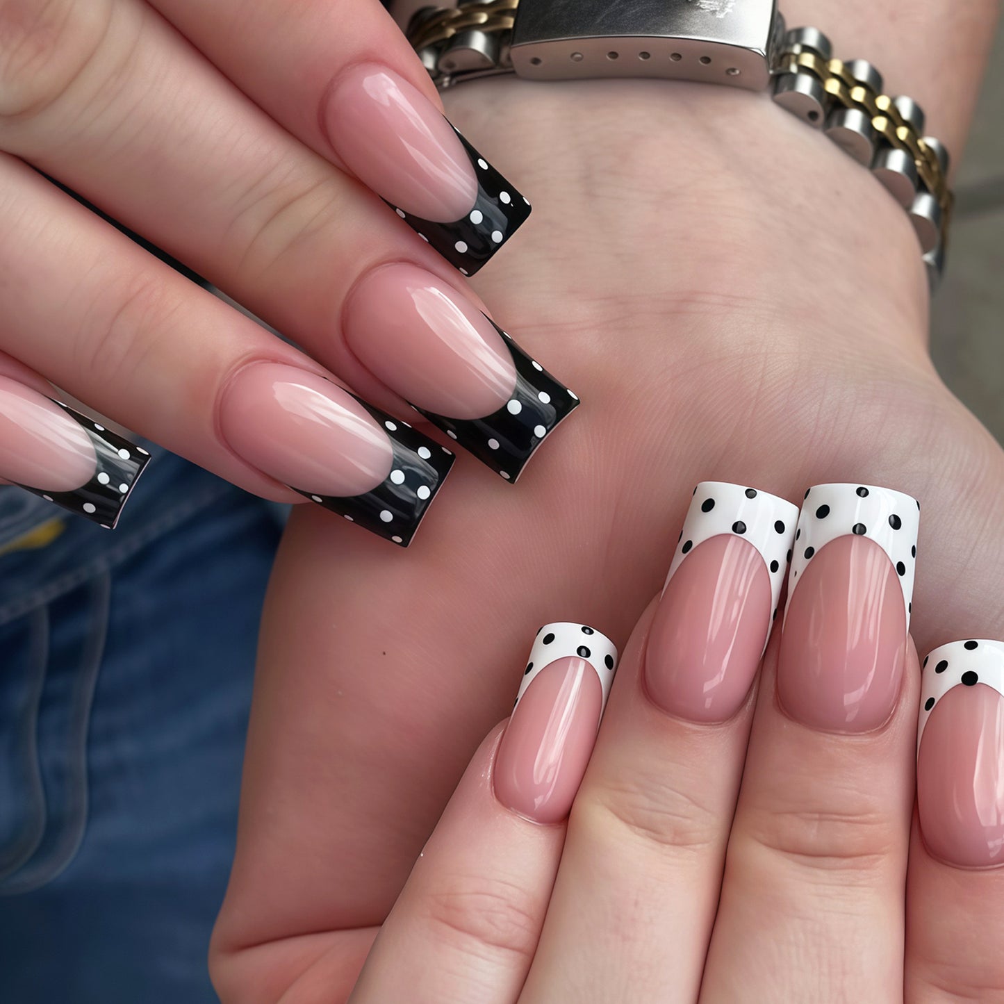 Stylische Polka Dot Nagelkunst Tipps Brehn