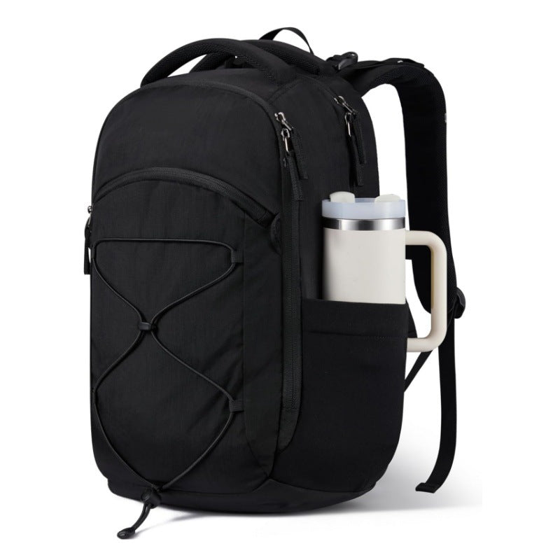 Multifunktionaler Rucksack mit Getränkefach und Elastischer Schnürung Brehn