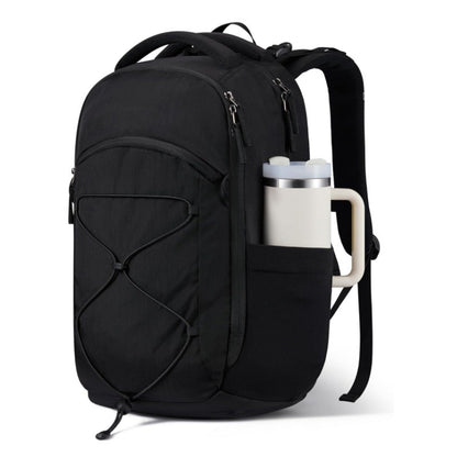 Multifunktionaler Rucksack mit Getränkefach und Elastischer Schnürung Brehn
