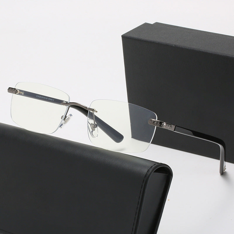 Damen modische Halbrahmenbrille mit komfortablen Nasenpolstern und edlem Design Brehn
