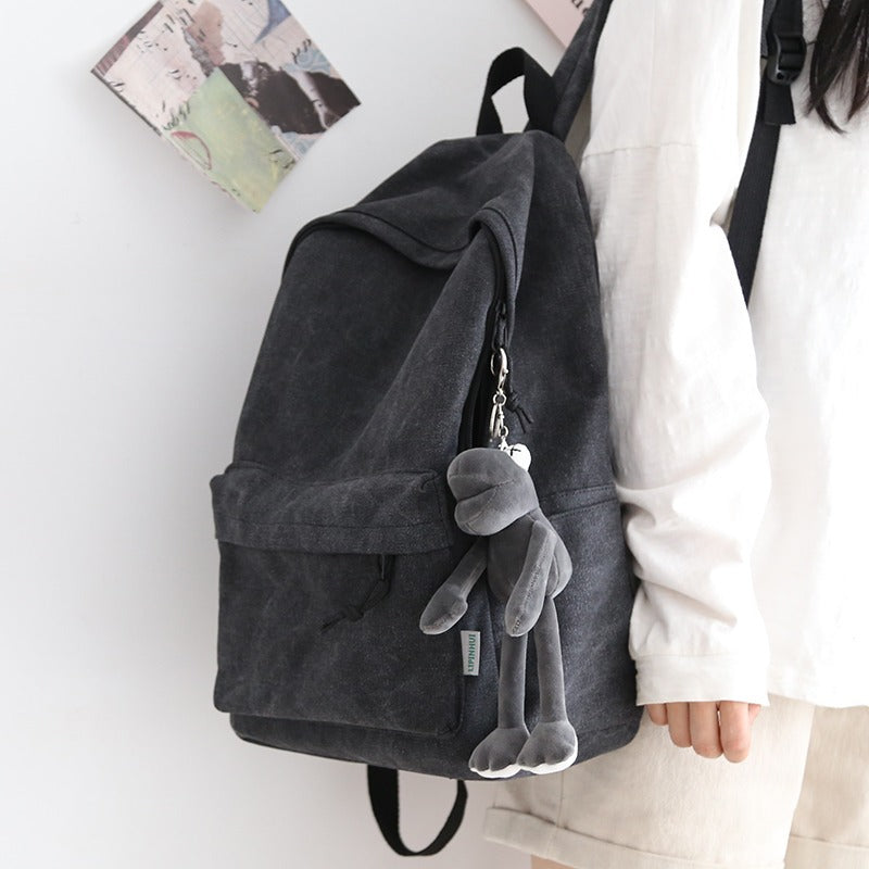 Weicher Canvas Alltags-Rucksack Brehn