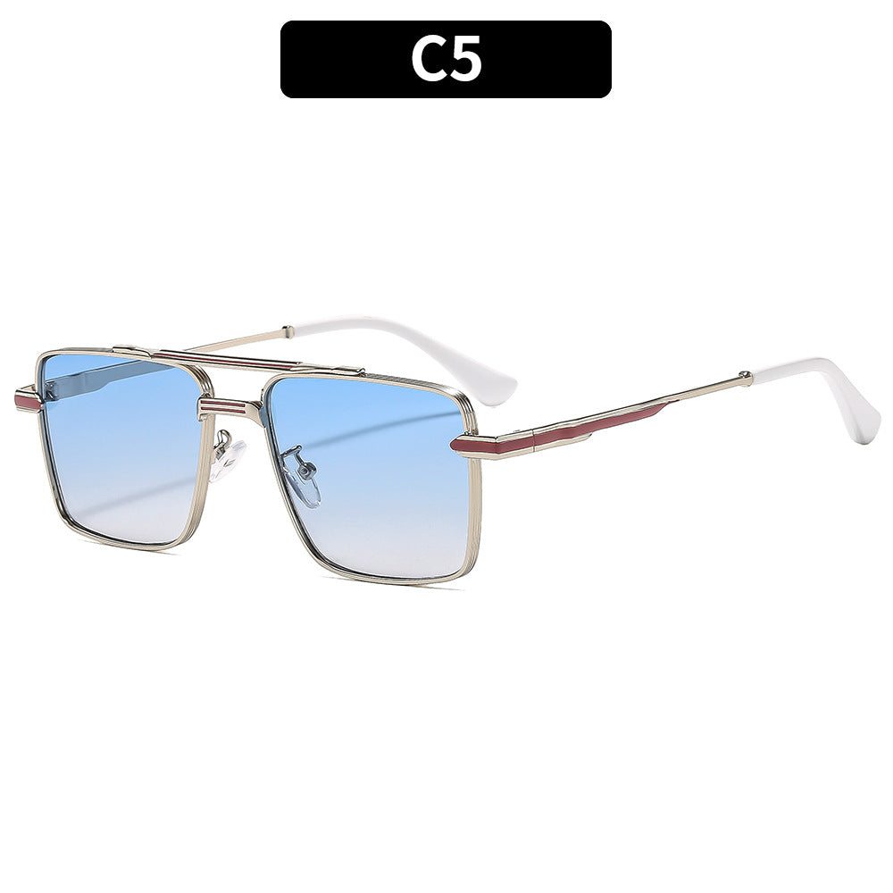Moderne geometrische quadratische Sonnenbrille