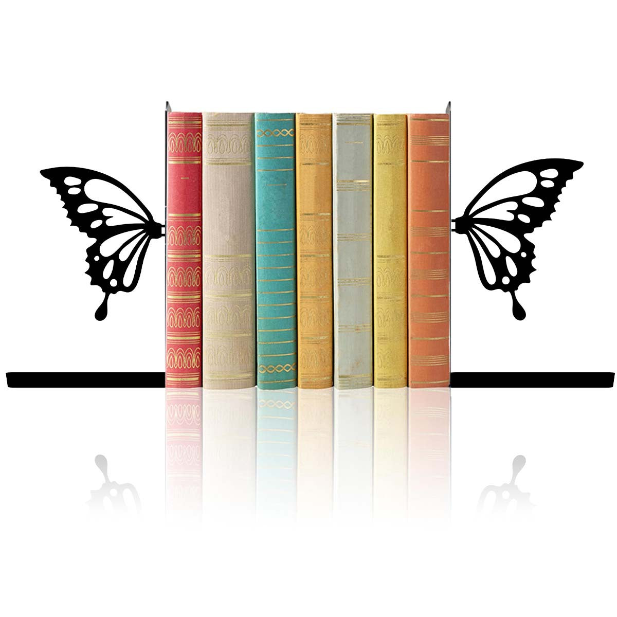 Künstlerische Schmetterlingsbuchstütze