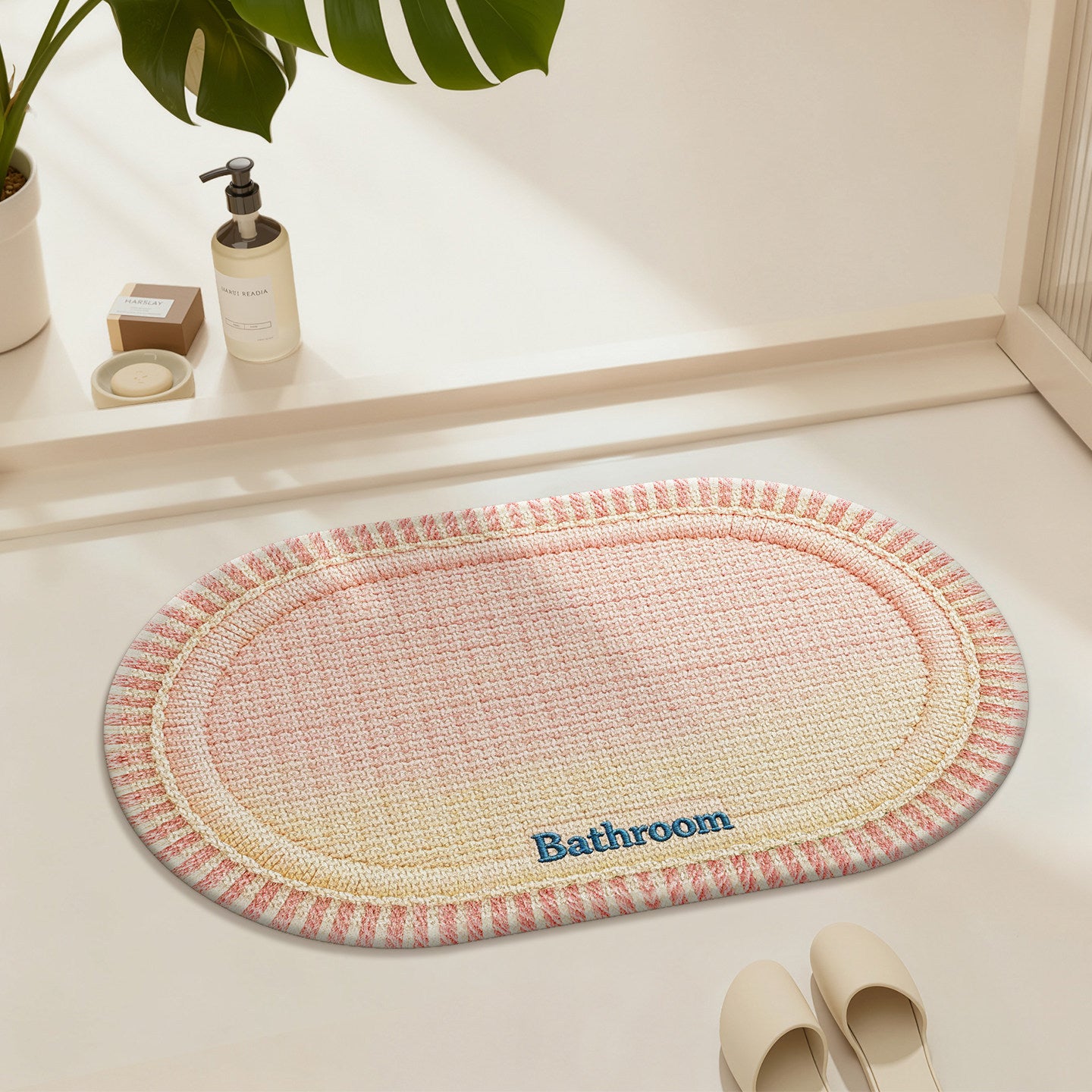 Umweltfreundliche Badezimmermatte Brehn