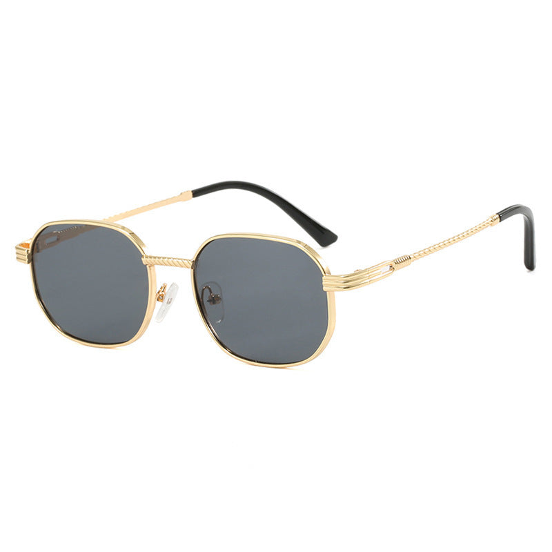 Damen modische Sonnenbrille mit geometrischem Rahmen und Farbverlauf Gläsern Brehn