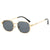 Damen modische Sonnenbrille mit geometrischem Rahmen und Farbverlauf Gläsern Brehn