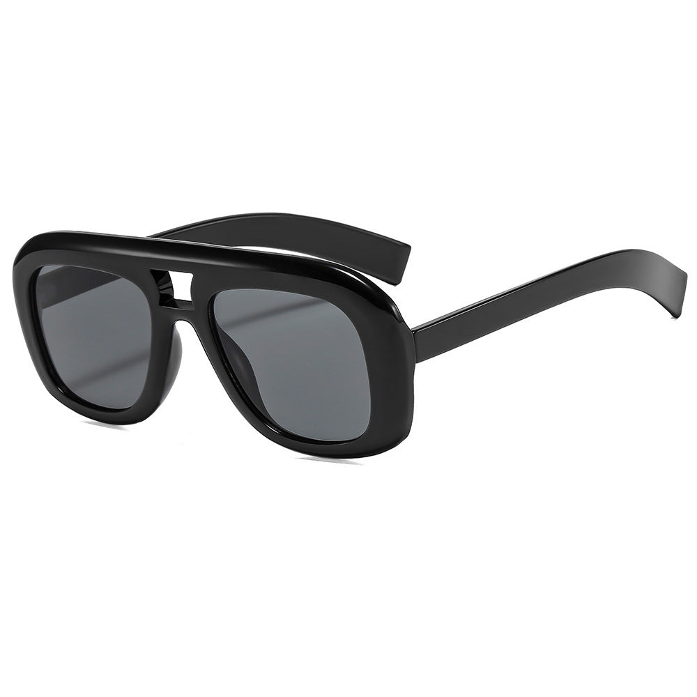 Übergroße moderne rechteckige Sonnenbrille Brehn