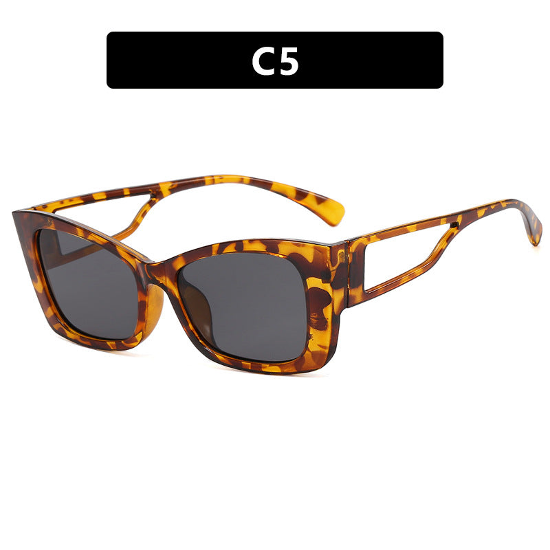 Damen modische Katzenaugen-Sonnenbrille mit stilvollem Rahmen und UV-Schutz Brehn