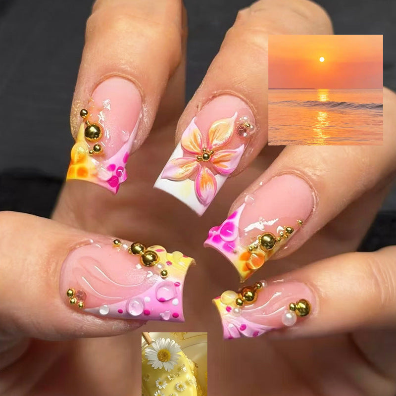 Floral Art Press-On Nagelspitzen Brehn