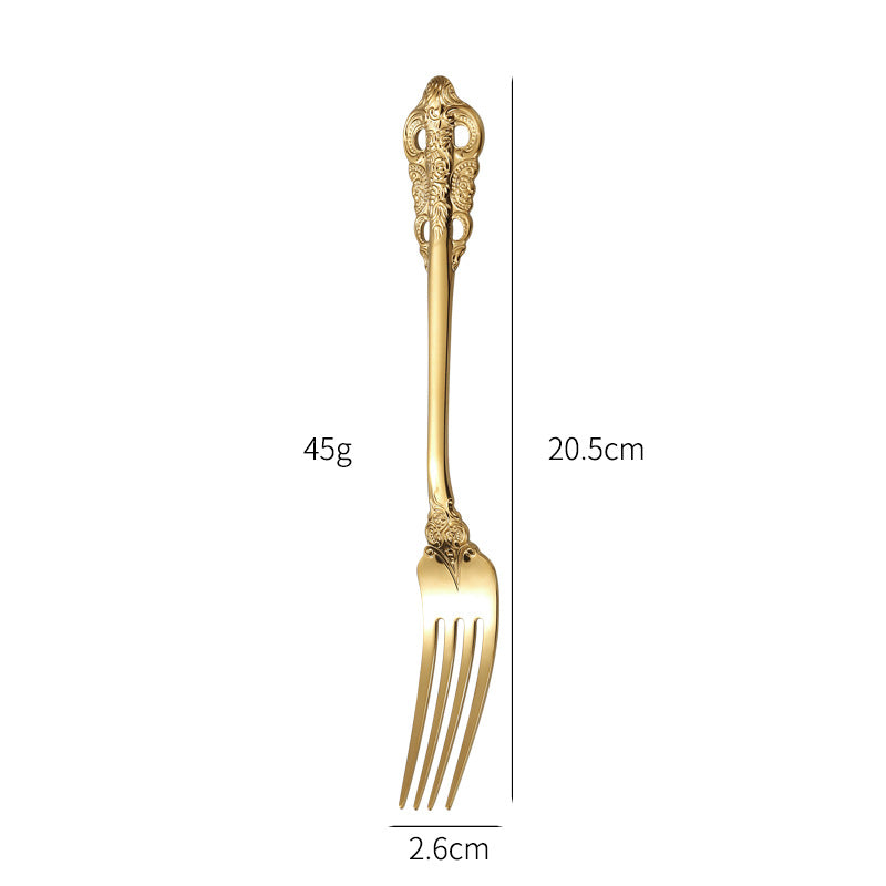 Elegante Fischgabel mit Kunstvollem Griffdesign Brehn