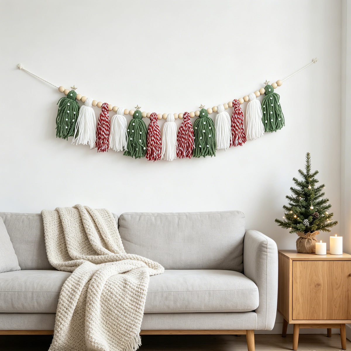 Dekorativer Weihnachtsbaum Girlande
