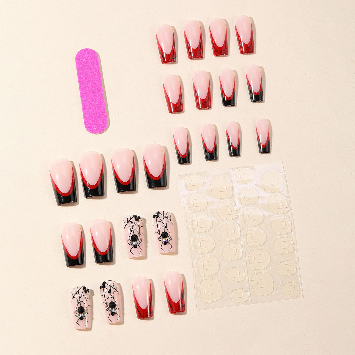 Halloween-inspiriertes Nagelkunst-Set Brehn