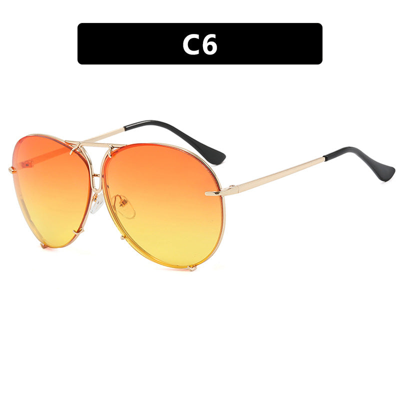 Damen Flug-Sonnenbrille mit stylischem Metallrahmen und UV-Schutz Brehn