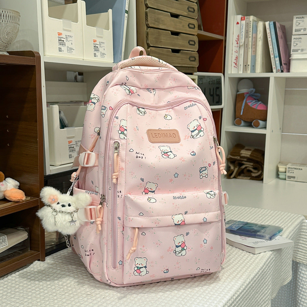 Verspielter Illustrierter Rucksack