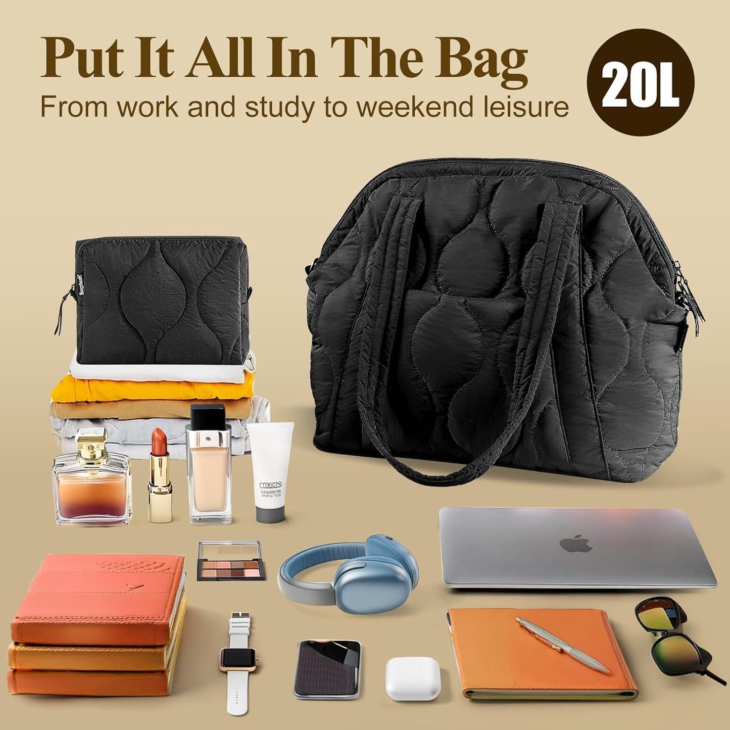 Stylische und Gepolsterte Handtasche Brehn
