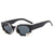 Damen Designer-Sonnenbrille mit einzigartigem, skulpturalem Rahmen Brehn