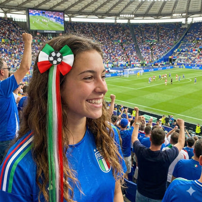 Fußball-Themen-Haarbow-Clip Brehn