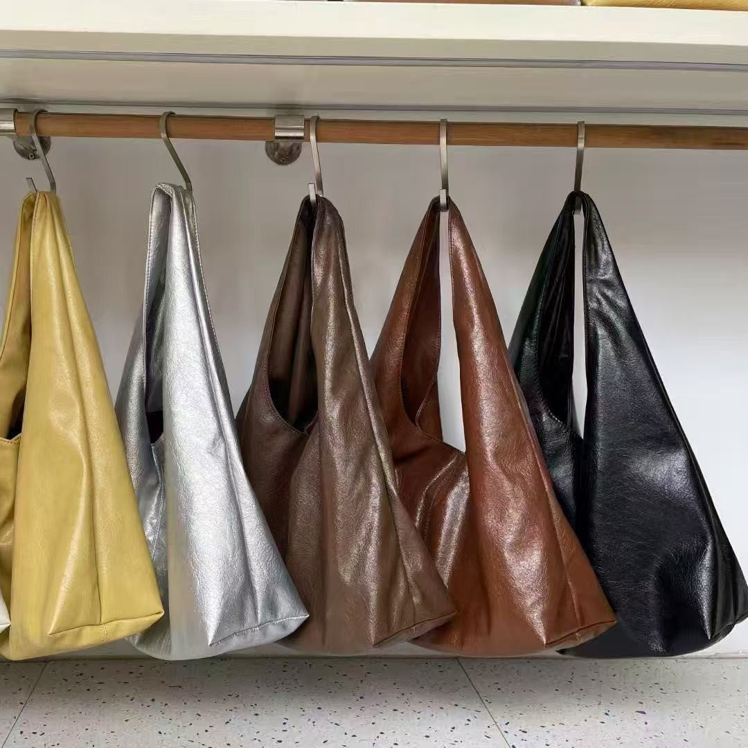 Schlanke Leder Lässige Schultertasche