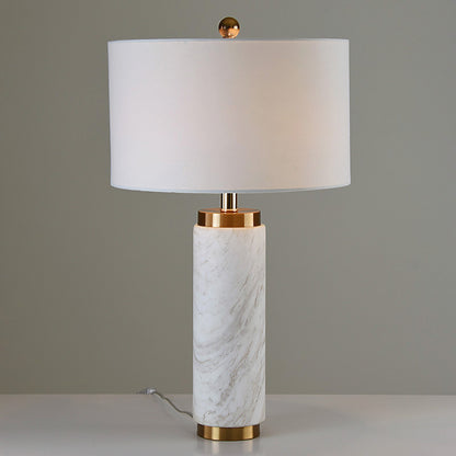 Moderne Marmorbasis Tischlampe
