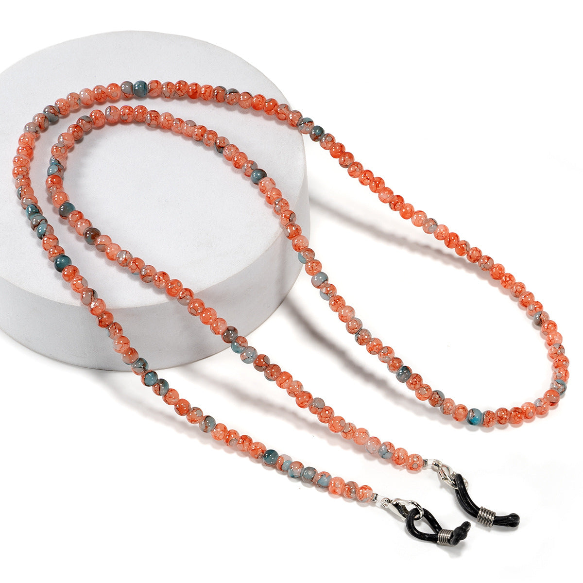 Handgefertigte Perlenbrille Kette Brehn