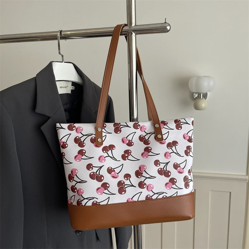Verspielt bedruckte Canvas-Tasche Brehn