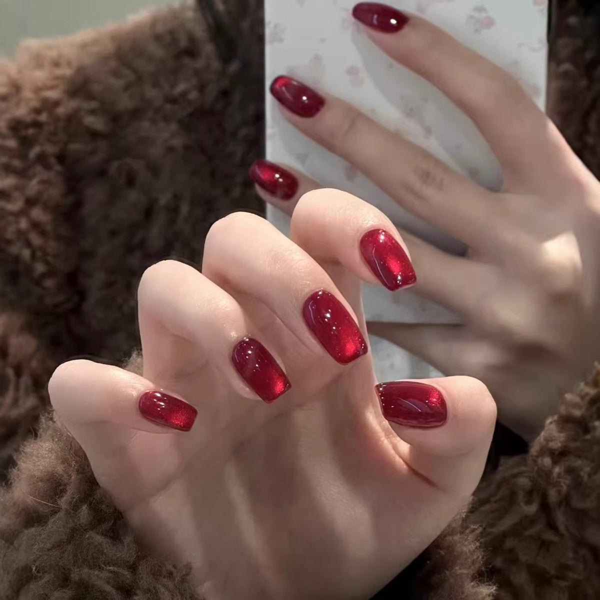 Glänzende Gel-Nagelverlängerungen Brehn