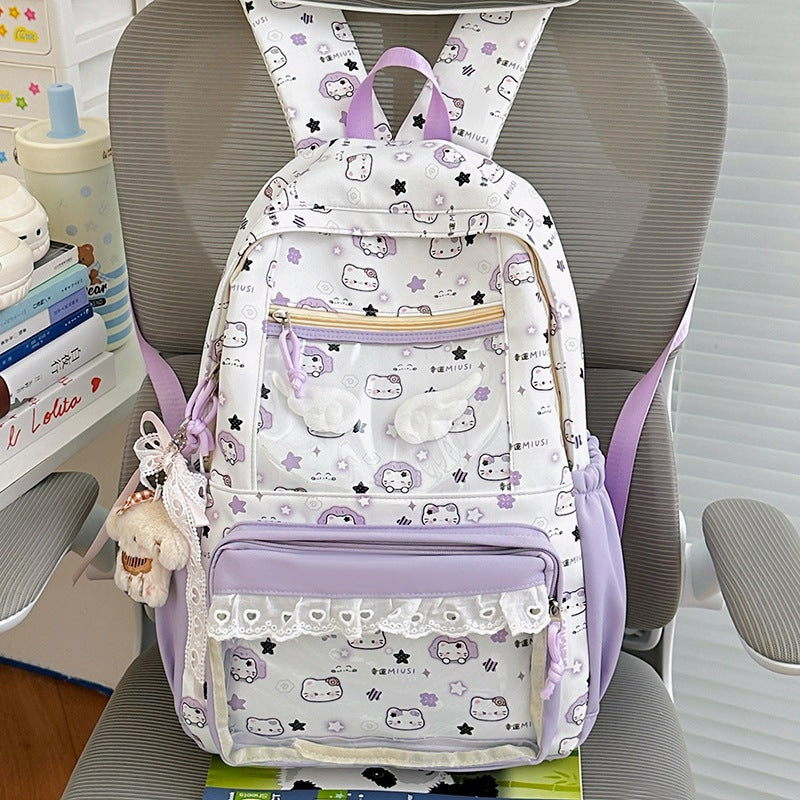 Niedlicher Charakter-Themen-Schulrucksack