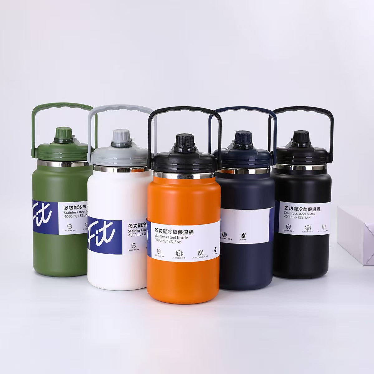 Unisex Edelstahl Trinkflasche Brehn